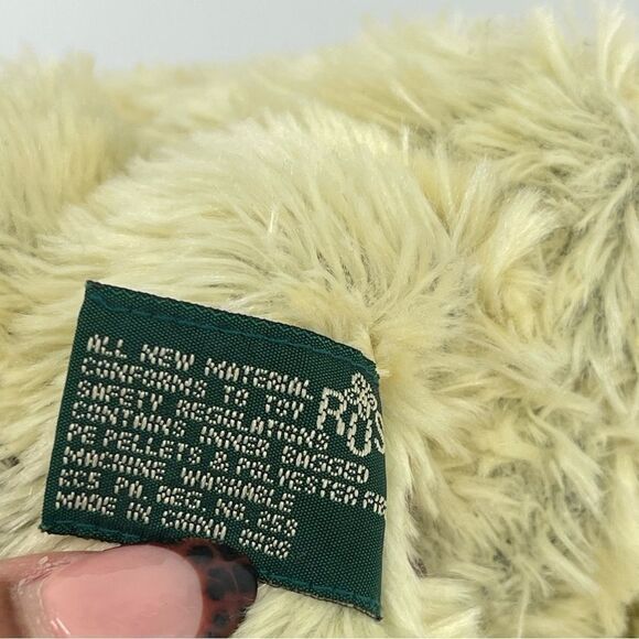 Vintage Russ Berrie & Co Burleigh 10” Plush Tan Brown Stuffed Teddy Bear #24019 - Picture 7 of 8